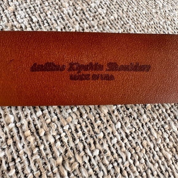 Johnston & Murphy men’s genuine Leather black Belt Buckle Adjustable Size 40 - Picture 2 of 8